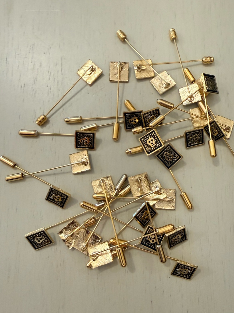 Lot of Vintage Anne Klein Gold-tone Stick Pins